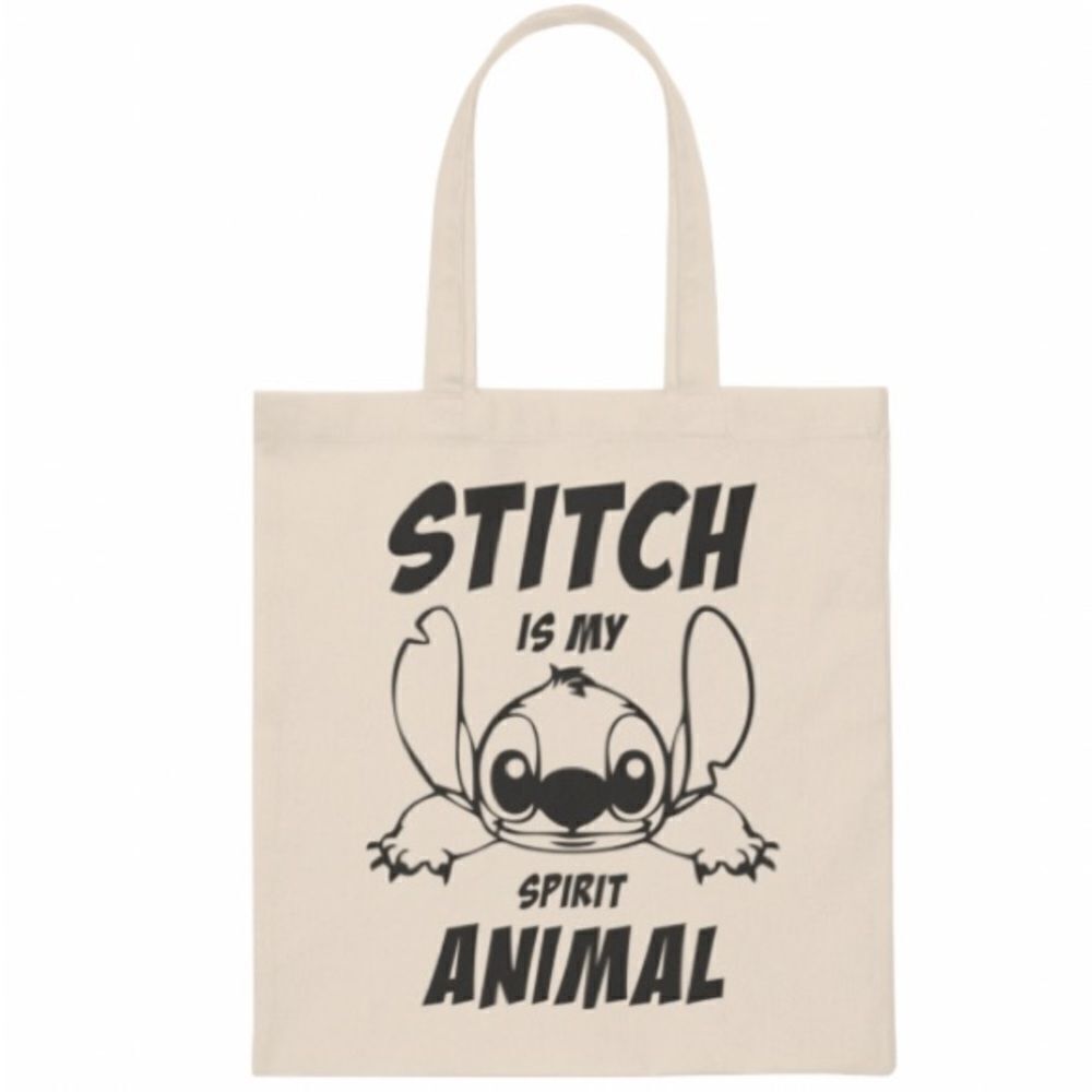 “Stitch is My Spirit Animal” Lilo and Stitch Tote